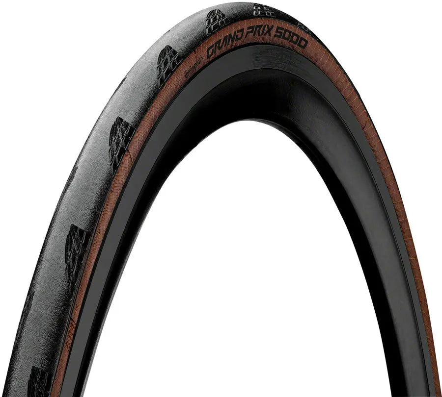 Pneu Grand Prix 5000 - Clincher, Folding, BlackChili, Vectran Breaker, LazerGrip, ACT Continental