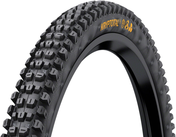 Pneu Kryptotal Front 29" - Tubeless, Folding, Black, Endurance, Trail Casing, E25 Continental