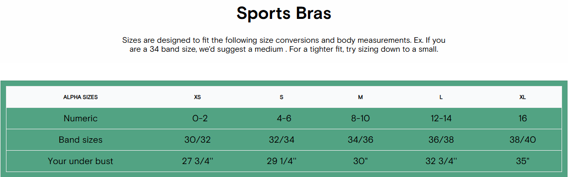 Brassière de sport Signature