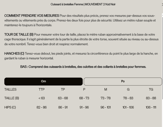 Bib Femme Mouvement 2